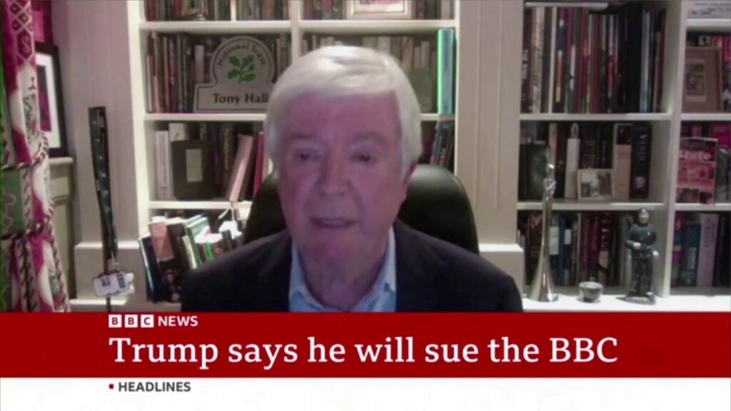 Former BBC director general says network shouldn't pay any money to Trump