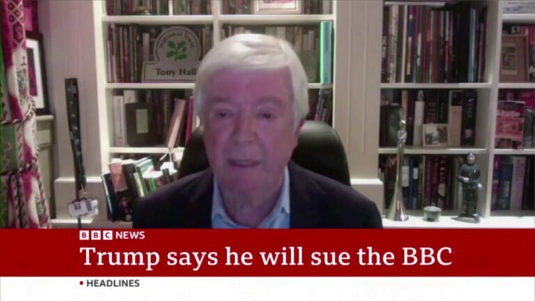 Former BBC director general says network shouldn't pay any money to Trump