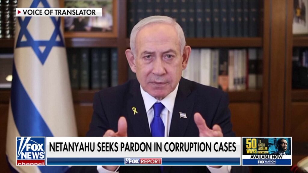 Netanyahu asks Israeli president for pardon in corruption case