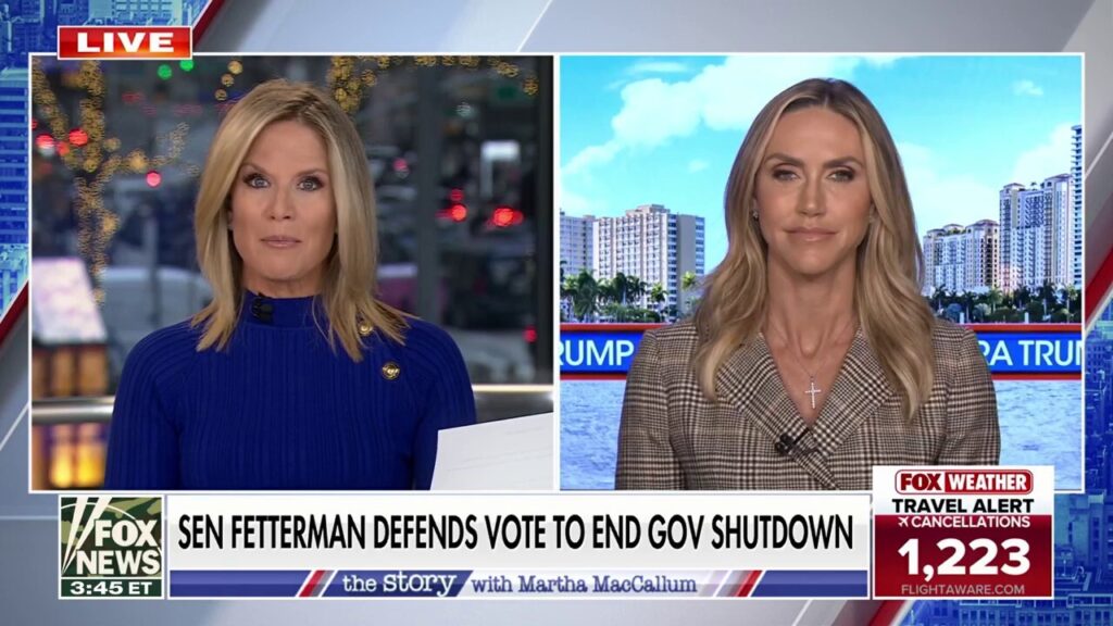 Lara Trump: Fetterman does the right thing regardless of pressure from his party