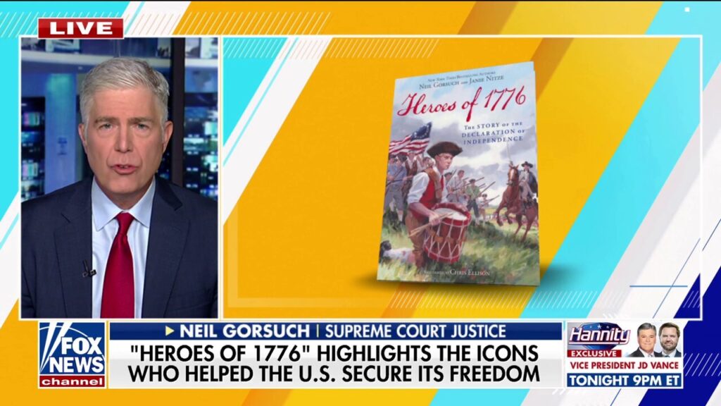 Justice Neil Gorsuch showcases American heroes in upcoming children's book