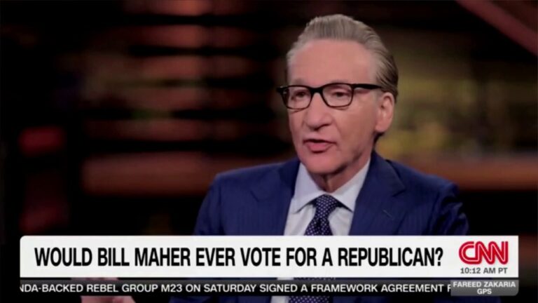 Bill Maher says he could see himself voting Republican, but says party would have to be 'very different'