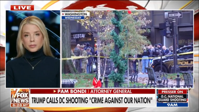 AG Bondi says death penalty on the table in National Guard shooting