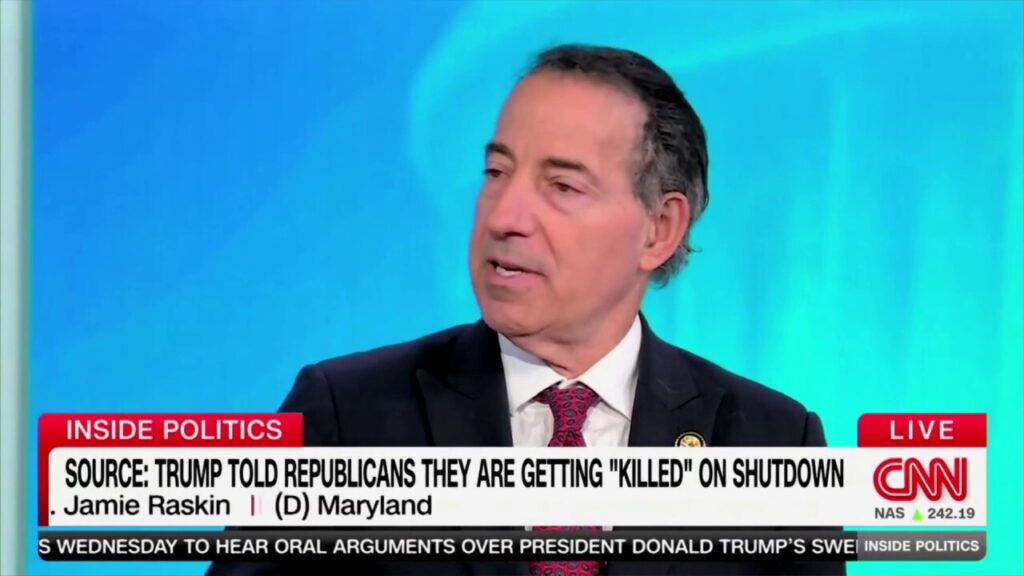 Rep. Jamie Raskin doesn't answer whether he supports eliminating the filibuster under Trump