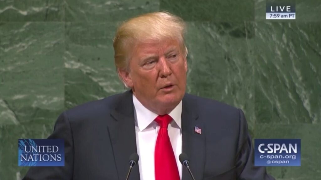 German officials chuckle as Trump warns of reliance on Russian oil in 2018 UNGA speech