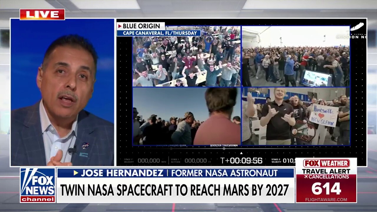 Blue Origin enters Mars race with successful rocket launch