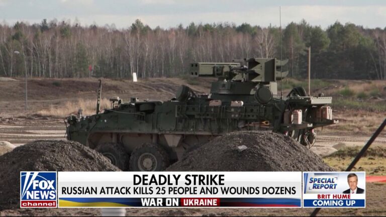 Russian attack kills 25, wounds dozens amidst reports of U.S. and Russia working on a peace plan