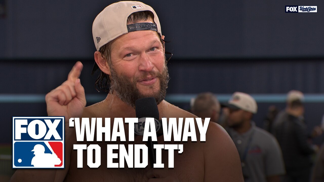 Clayton Kershaw gets EMOTIONAL looking back at his Dodgers career, grateful for 3rd WS title 🥹