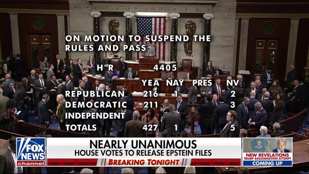 Senate unanimously agrees to send bill demanding Epstein file release to Trump