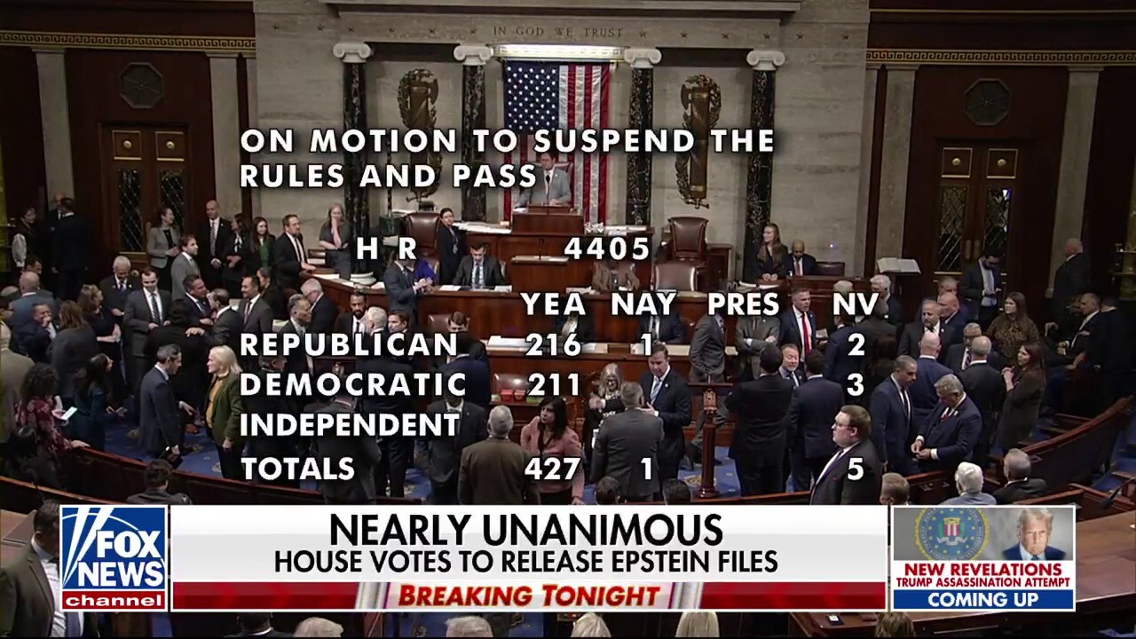 Senate unanimously agrees to send bill demanding Epstein file release to Trump