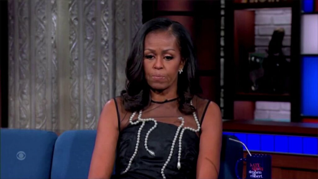 Michelle Obama tells Colbert she feels 'lost' during discussion abut White House East Wing demo
