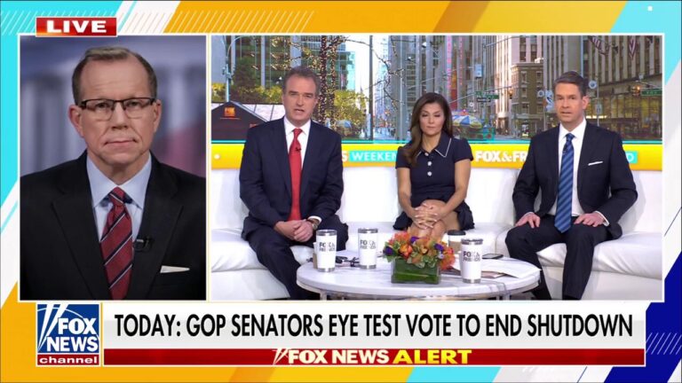 Senate Republicans eye weekend test vote to end government shutdown