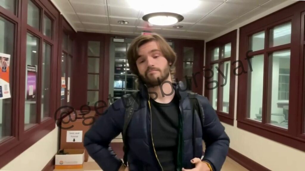 Conservative Gettysburg College group catches student on video tearing down promotional flyers