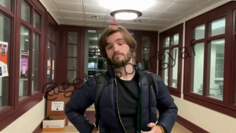 Conservative Gettysburg College group catches student on video tearing down promotional flyers