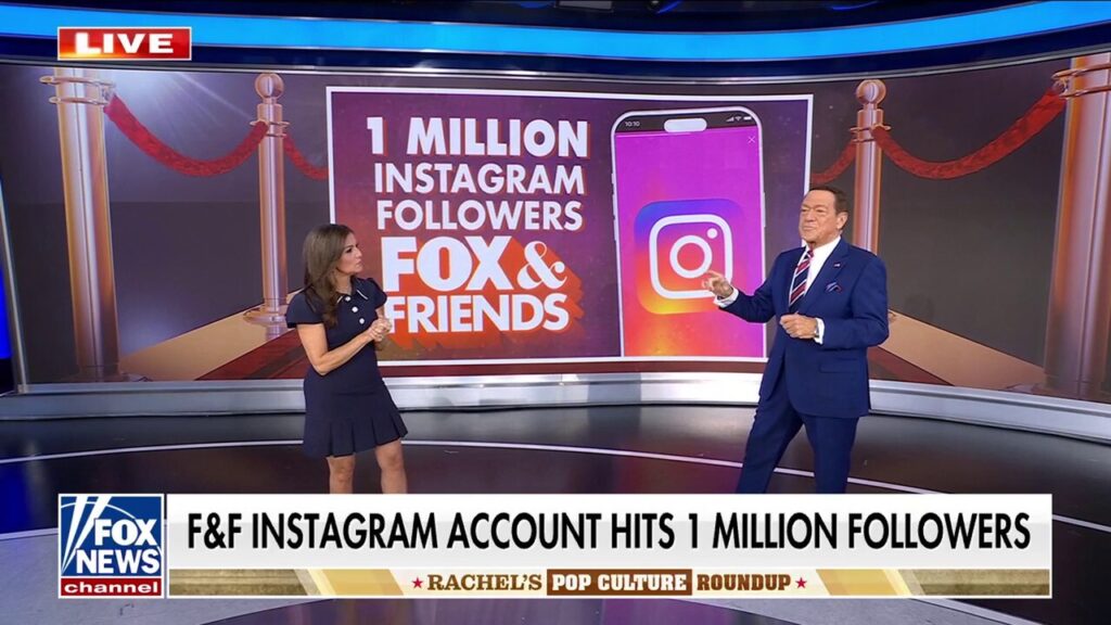 'Fox & Friends' instagram hits 1 million followers