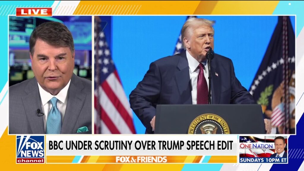 Gregg Jarrett accuses BBC of ‘shameful journalism’ over edit of Trump’s Jan 6 speech