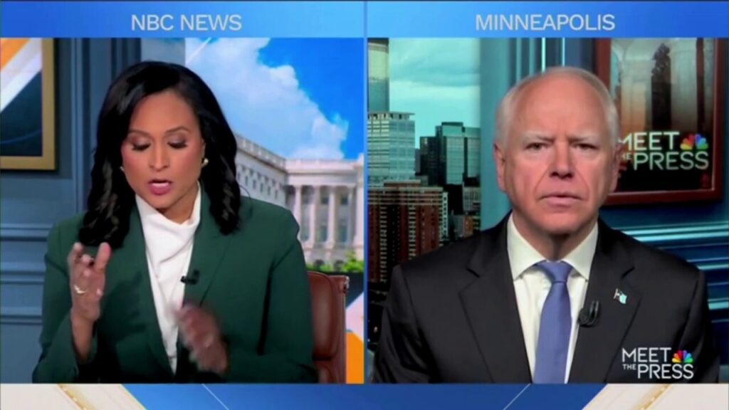 Gov Tim Walz fires back at Trump as he's pressed on 'responsibility' for fraud in Minnesota