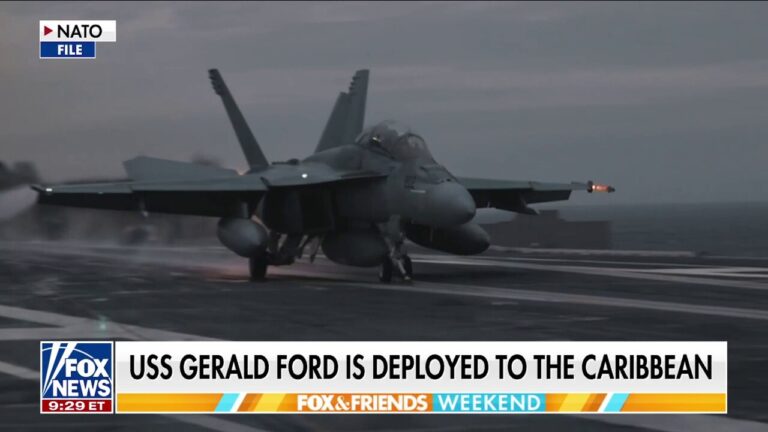 USS Gerald Ford deployed to the Caribbean as US-Venezuelan tensions grow