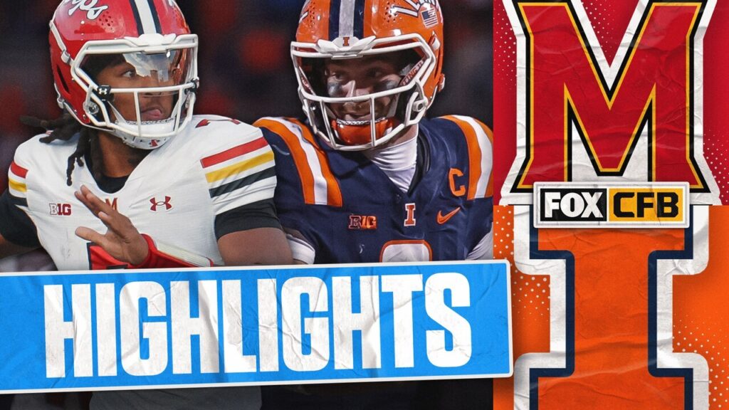 Maryland Terrapins vs. Illinois Fighting Illini Highlights | FOX College Football