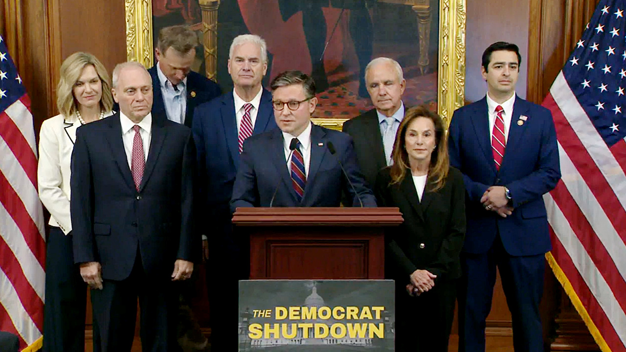 WATCH LIVE: House Republicans hold a press conference on the government shutdown