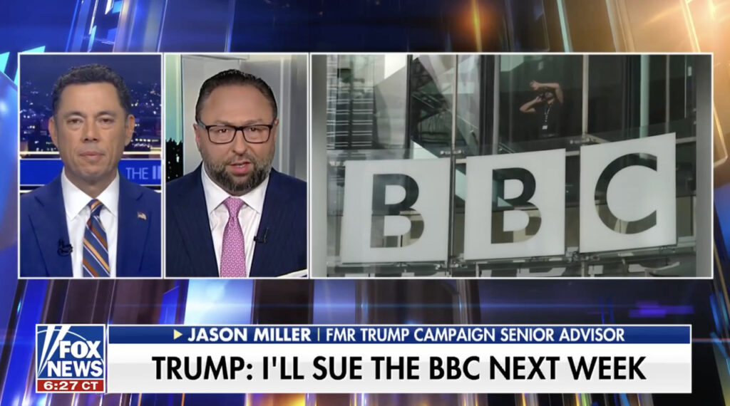 President Trump has an ‘obligation’ to follow through on BBC lawsuit, former advisor argues