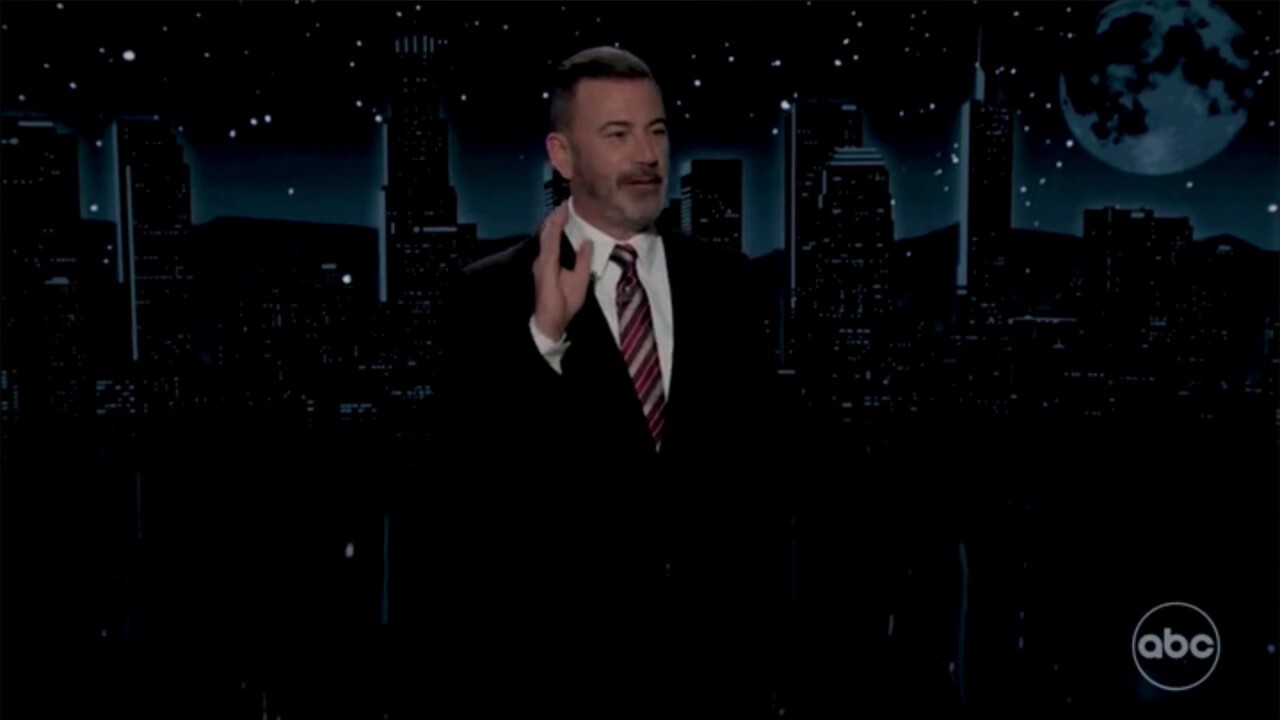 Late-night host Jimmy Kimmel mocks Trump's alleged ties to Epstein