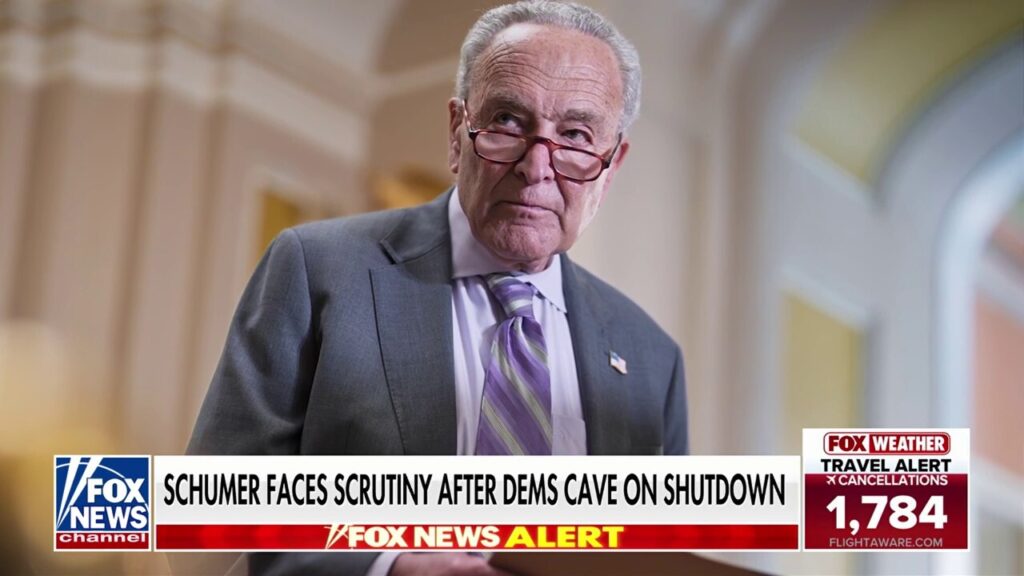 Schumer faces party scrutiny after Dems cave on shutdown