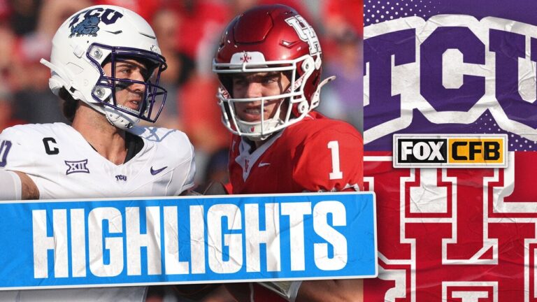 TCU Horned Frogs vs. No. 23 Houston Cougars Highlights | FOX College Football
