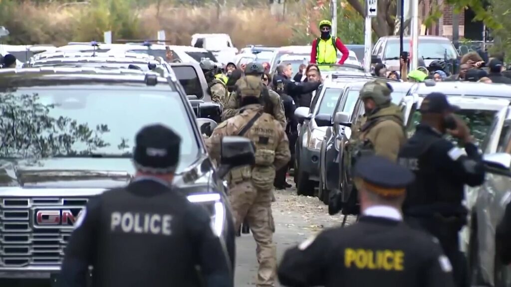 Chaos erupts in Chicago neighborhood after alleged shots fired at federal agents