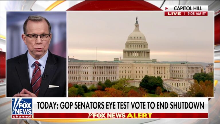 Republican senators weigh test vote to end shutdown as challenges remain