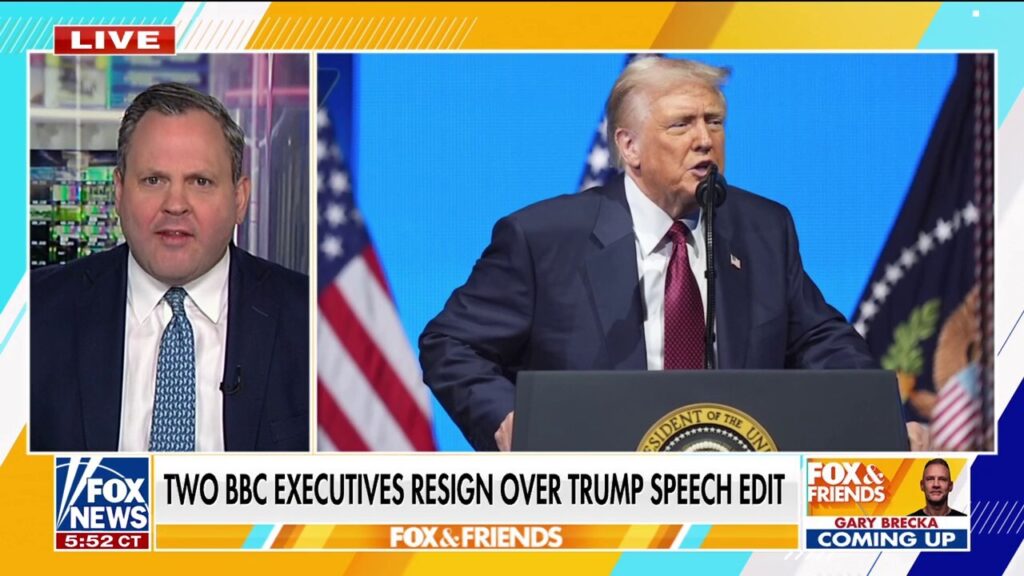 BBC executives resign amid scandal over edit of Trump's Jan 6 speech