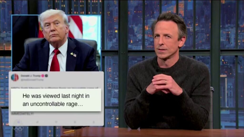 Seth Meyers hits back at Trump's criticisms of his late-show, call on NBC to fire him