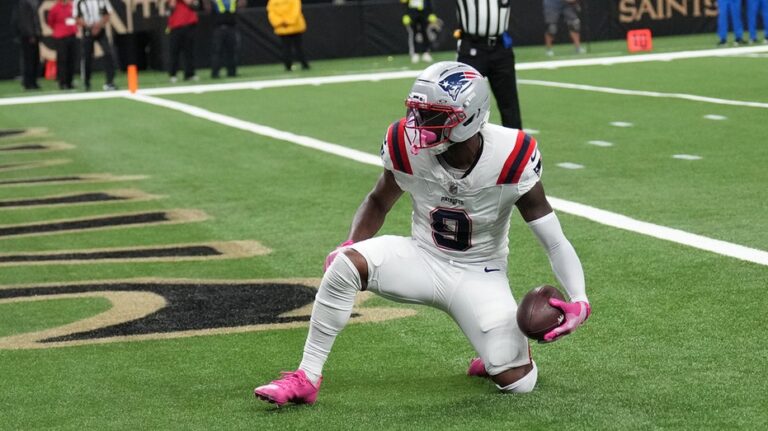 Patriots’ Kayshon Boutte embraces new era of stability in New England as team surges toward first-round bye