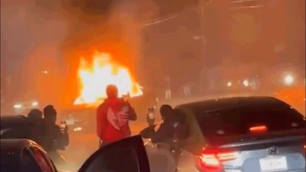 Video shows aftermath of violent neighborhood street takeover that left couple battered in 'planned attack'