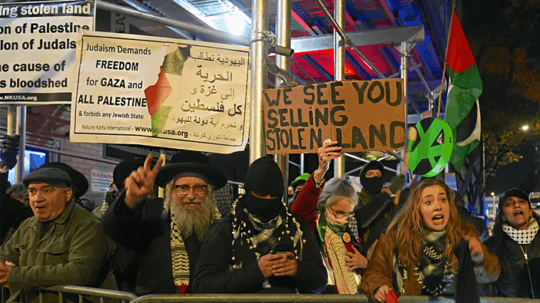 New York leaders condemn 'intifada' chants targeting a synagogue led by a Holocaust survivor