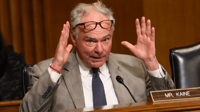 Tim Kaine tells MSNBC host she's 'overdramatizing' things in clash over government shutdown vote