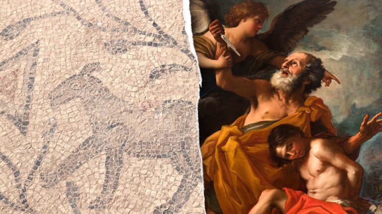 Ancient Christian mosaic with mysterious inscription unearthed at traditional birthplace of Abraham