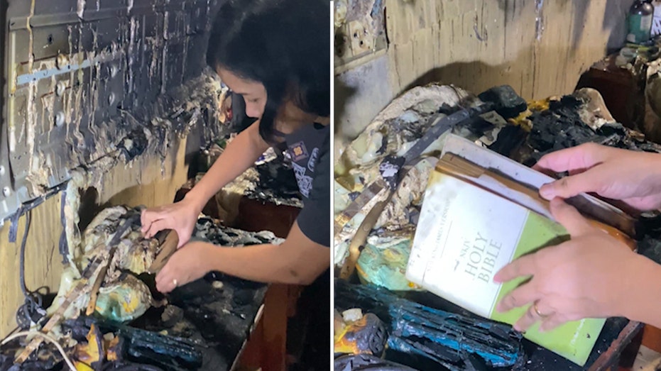 Fire wipes out family's home with 'nothing left' except for one treasured item: See the video