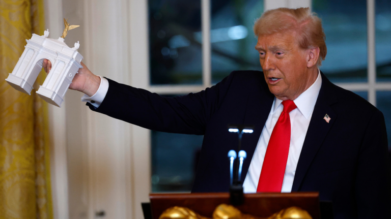 Trump says 'Triumphal Arch' monument construction to begin within 2 months in DC: report