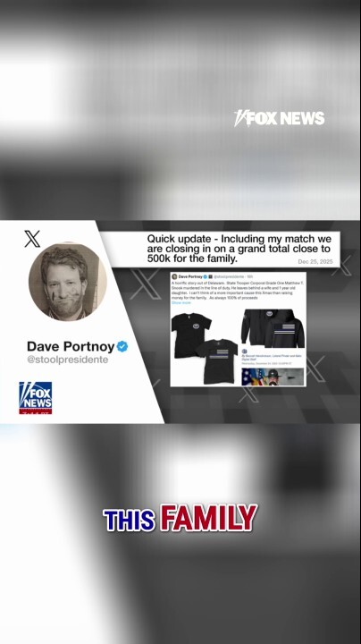 Dave Portnoy pledges $500k for slain Delaware state trooper