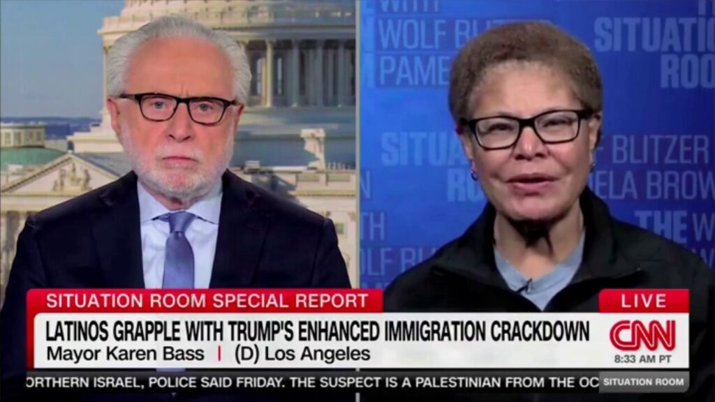 LA Mayor Karen Bass says it’s ‘sad’ to see Latinos joining the Border Patrol