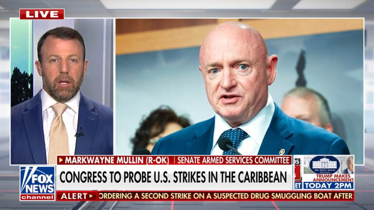 Sen. Mullin defends Trump’s drug-boat strikes amid Hill probes