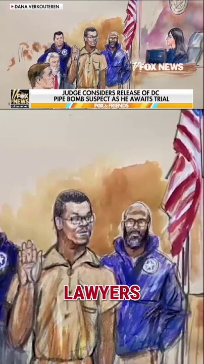 DC pipe bomb suspect may be RELEASED while awaiting trial