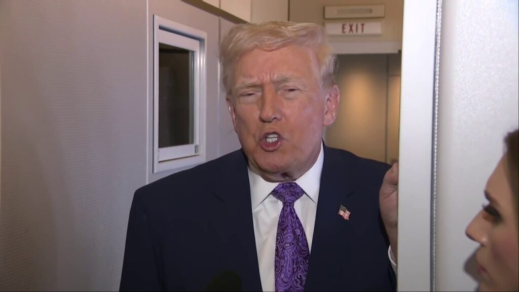 Trump says ‘don’t read anything into it’ when pressed on Venezuela airspace warning