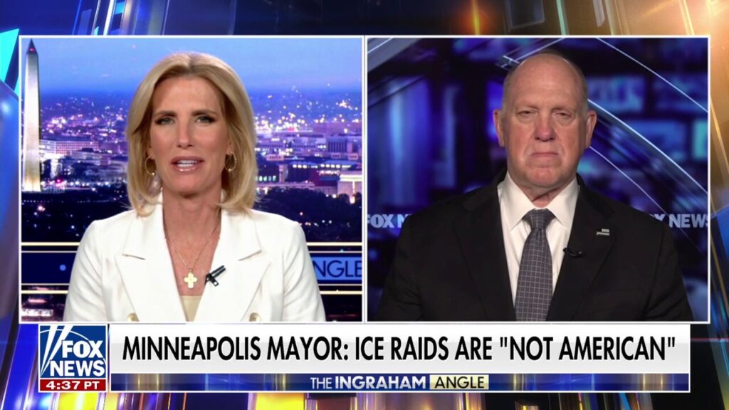 Tom Homan slams Minneapolis police chief for comments about ICE