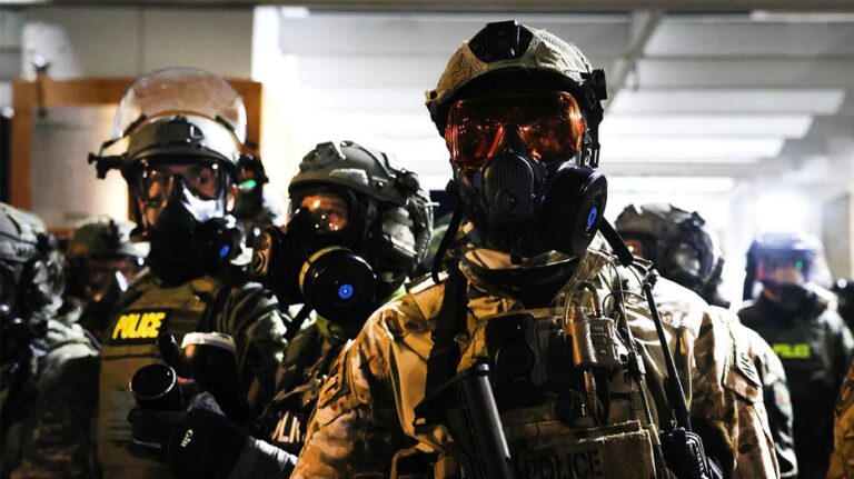 ICE protester who identified as 'bin Laden' faces charges over alleged sexually explicit threats to agents