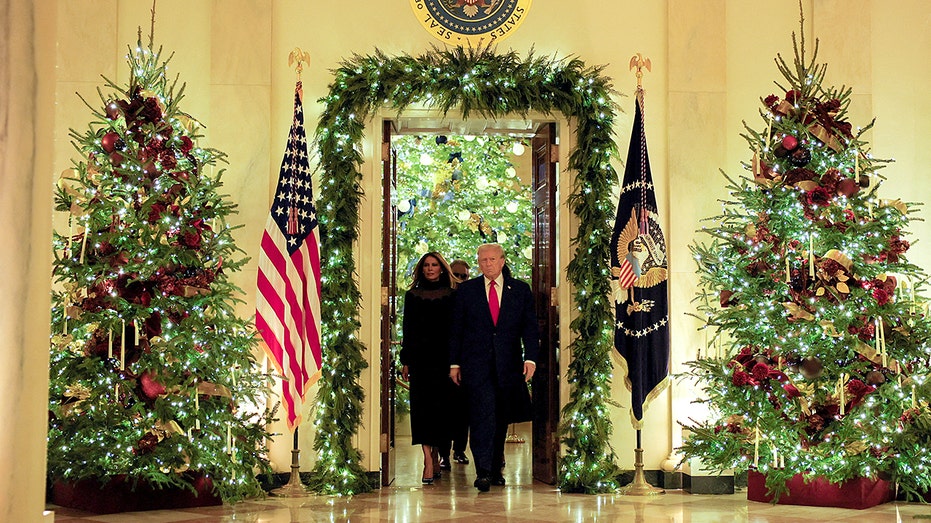 Melania Trump’s White House Christmas is a shining beacon of America