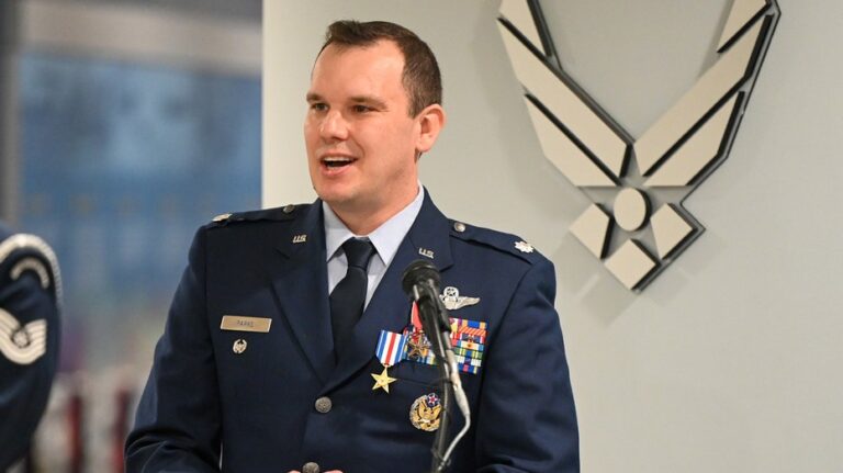 ‘Missiles detonating mere feet away’: Air Force F-16 commander earns rare Silver Star for Middle East mission