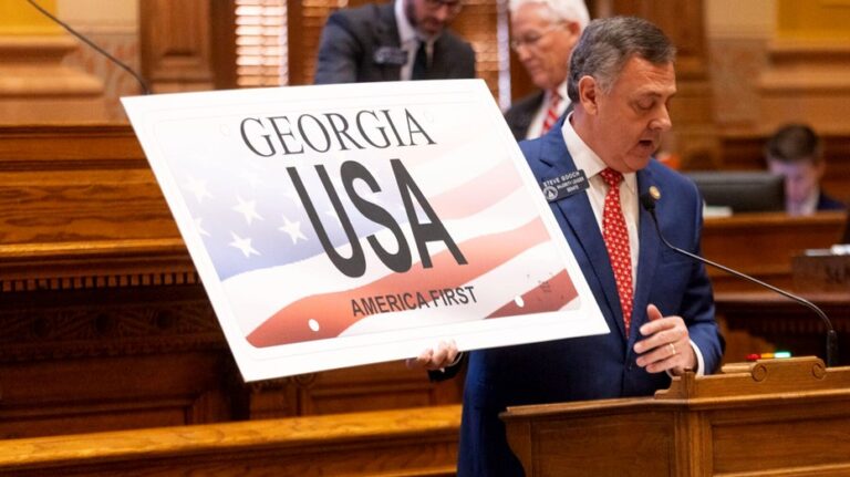 State launches 'America First' license plate as others unveil patriotic America 250 designs