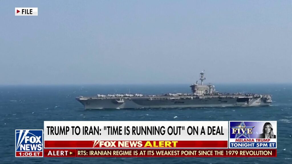 Trump issues warning to Iran as armada approaches: 'Violence, if necessary'